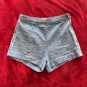 H&M Denim High Waisted Shorts